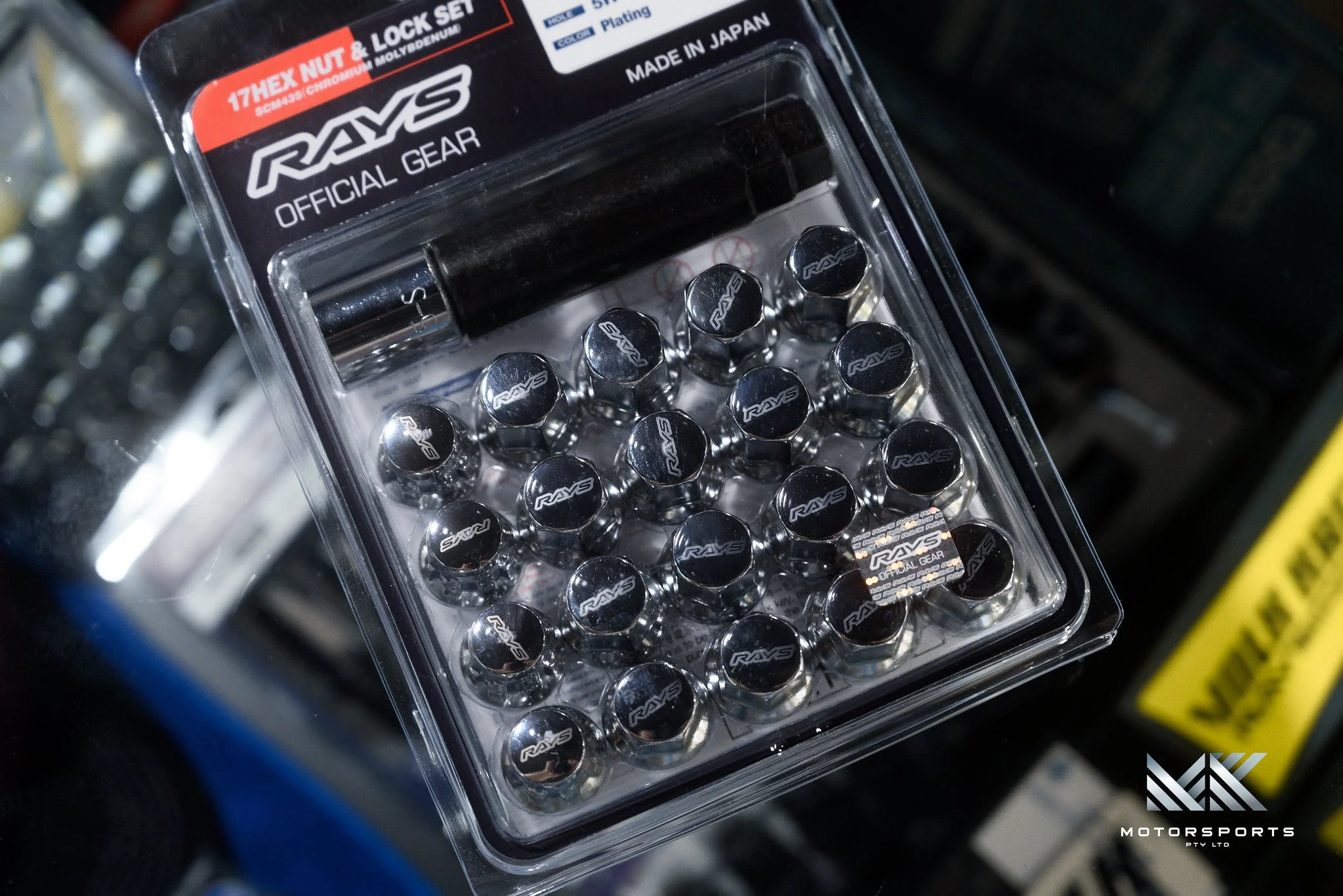 RAYS 17HEX Lock & Nut Set - Steel Wheel Nuts - Image 3