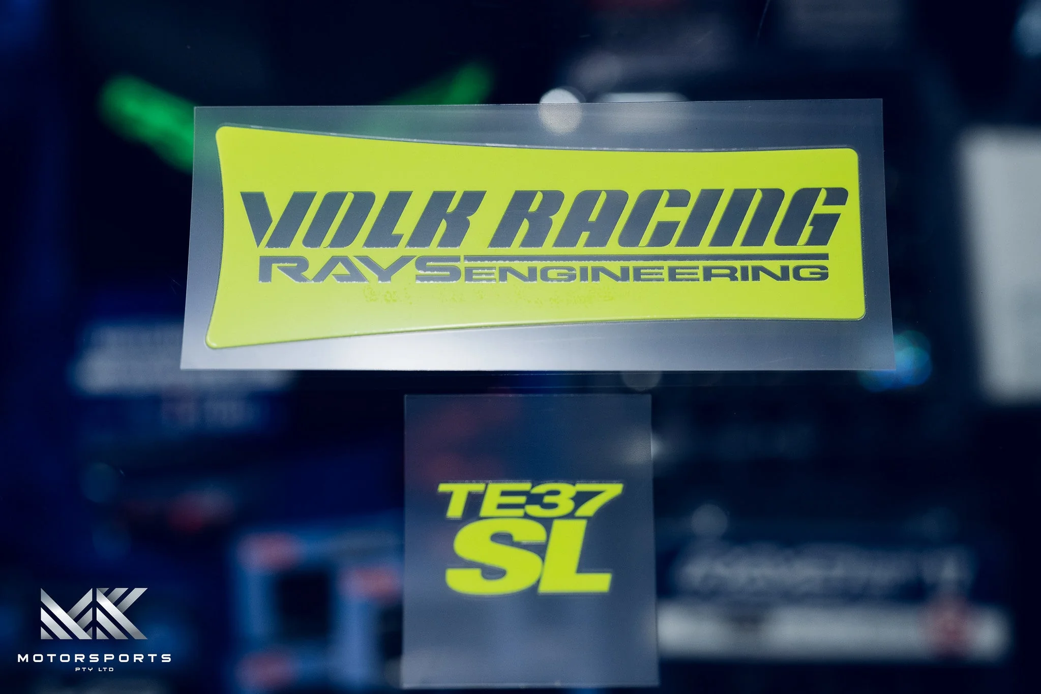 Volk Racing TE37SL Black Edition II Stickers
